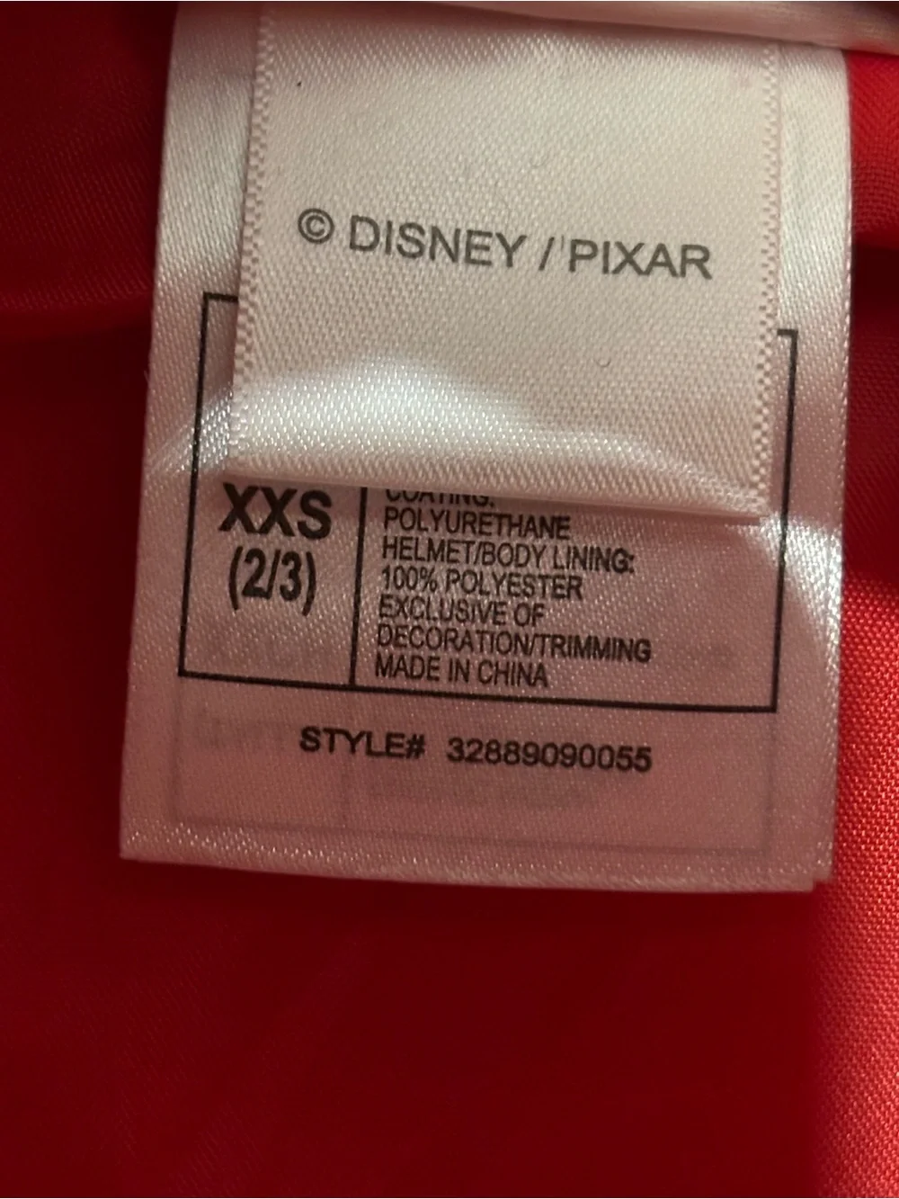 Disney Cars Lightning McQueen Costume Kids.